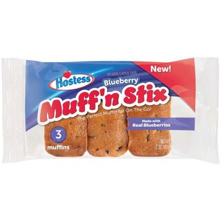 Hostess - Muff'n Stix Blueberry - 3 Stück im Pack 85g